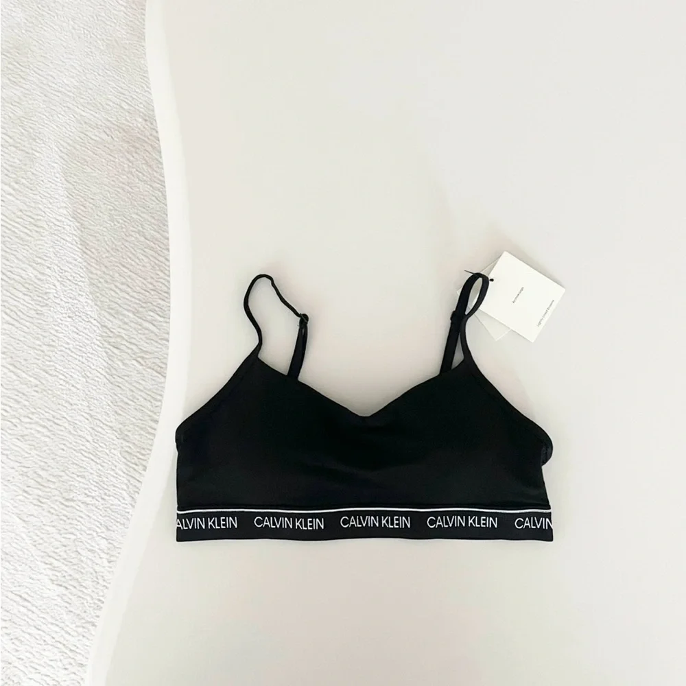 Calvin Klein Archive Logo Bralette - Picture 1 of 6